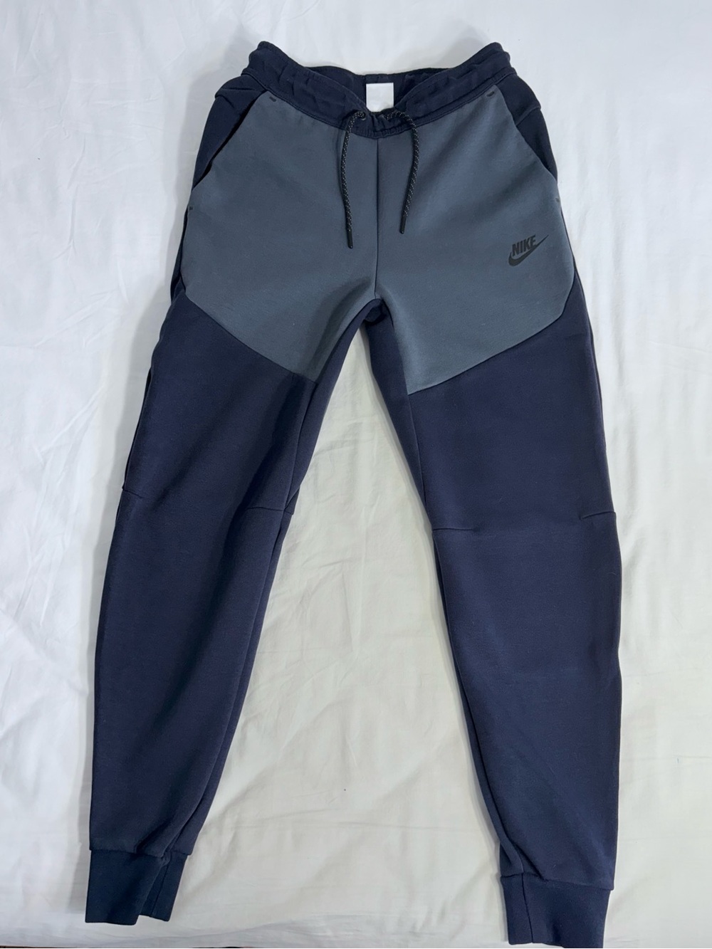Nike Navy & Gray Colorblock Joggers